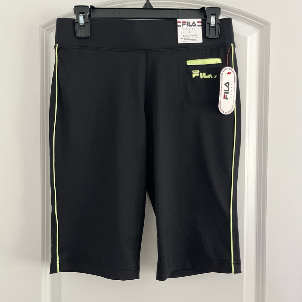 Fila Black Performance Shorts